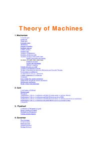 5. Theory Of Machines  By S K Mondal